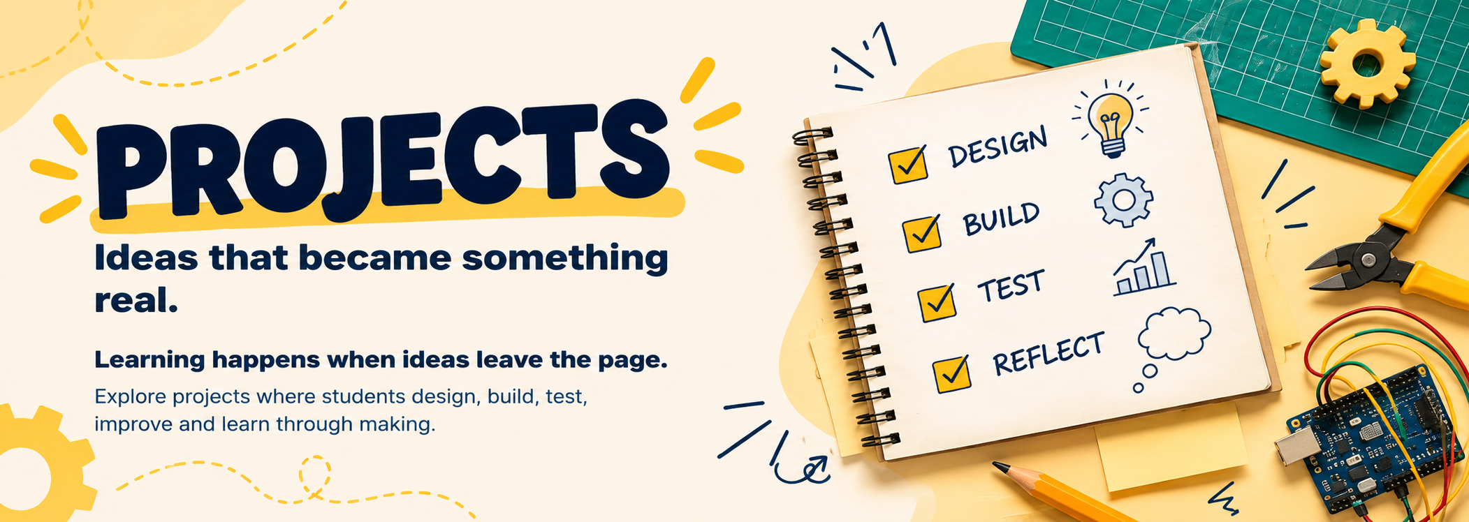 Projects - Design, Build, Test, Reflect